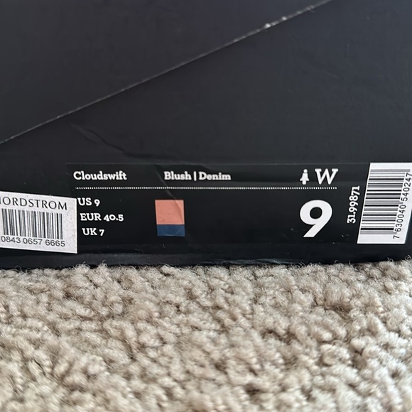 Rare color- women’s On Cloudswift blush/denim sz 9 - Picture 6 of 6